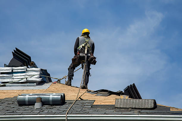Professional Metal Roofing technician working in Bethpage, NY